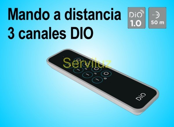 Mando a distancia de 3 canales (Emisor) compatible con cualquier Receptor DIO Mando a distancia de 3 canales (Emisor) compatible con cualquier Receptor DIO